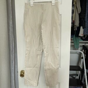 Striped Cream Women’s Pants